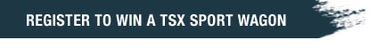 Register to win a TSX Sport Wagon