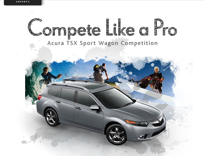 Compete Like a Pro - Acura TSX Sport Wagon Competition